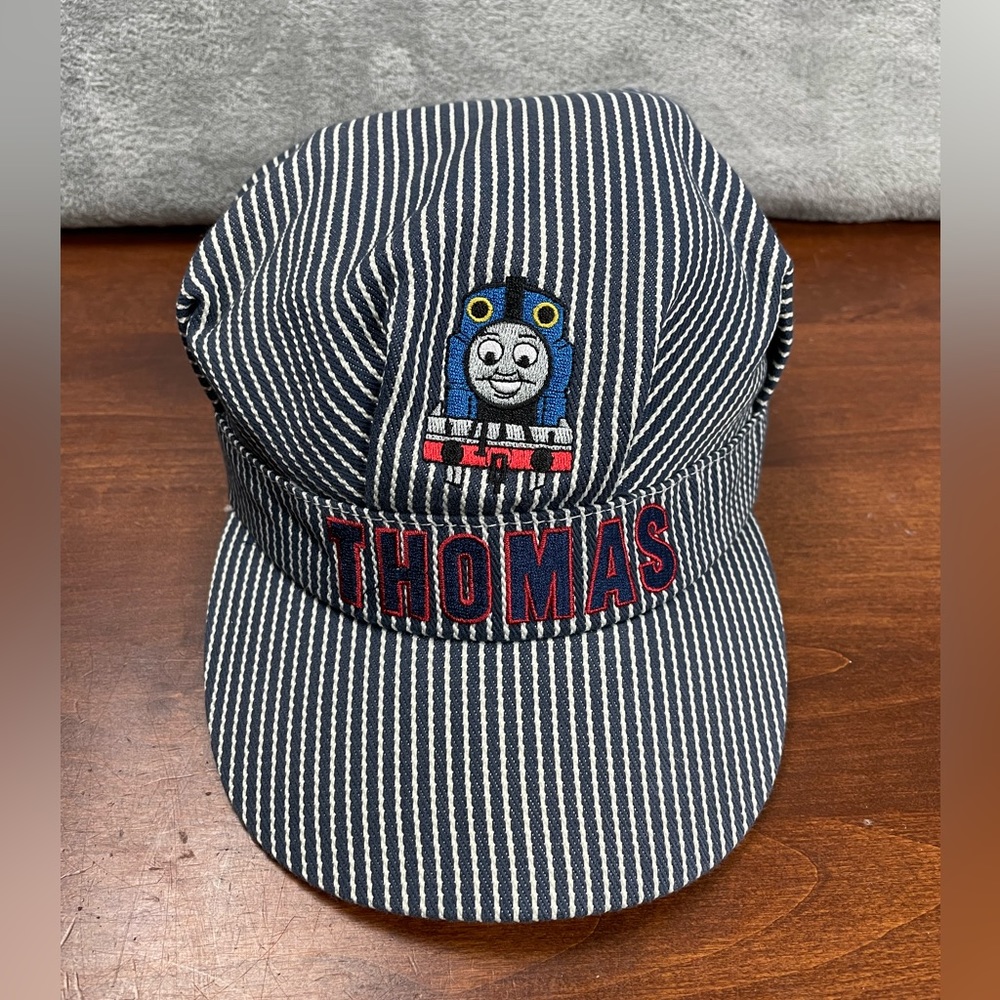 Thomas the Train Kids Conductor Hat Embroidery Thomas And Friends Elastic Strap